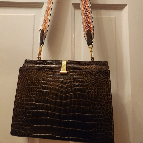 Crocodile alligator handbag - Picture 2 of 14